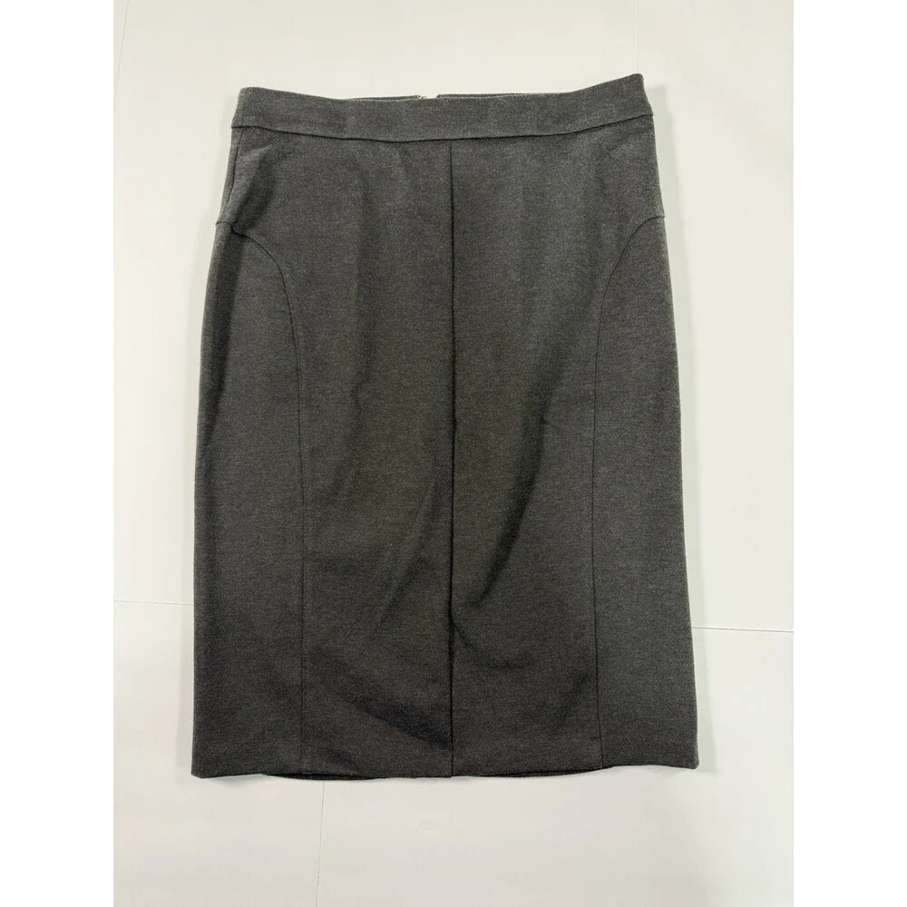 Lot Of 2 Michael Kors Women’s Pencil Skirt Size 6 Gray And Black Knee Length
